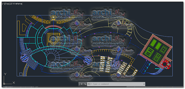 Vertical projections of the project (sections ( Architecture Faculty art dwg 