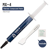  Arctic MX-4 Thermal Compound Paste, Carbon Based High Performance, Heatsink Paste, Thermal Compound CPU for All Coolers, Thermal Interface Material - 4 G (with Tool)
