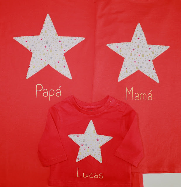 camisetas navideñas para toda la familia