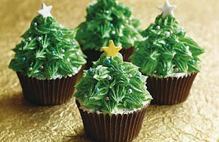 Cupcakes o Magdalenas de Navidad, parte 4