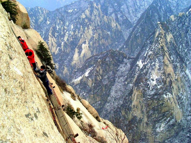 Hook onto Dear Life at Mount Huashan Shaanxi, China