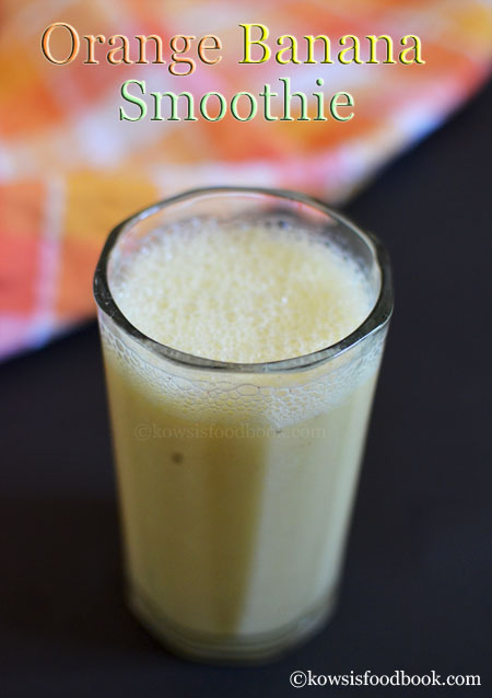 Orange Banana Smoothie