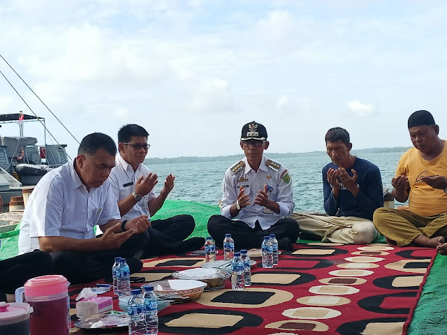 Dishub Natuna Gelar Doa Selamat untuk Kelancaran Pembangunan Pelabuhan Rakyat Penagi Tahap Dua