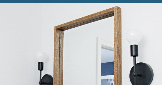 Iheart Organizing Diy Wood Framed Mirror