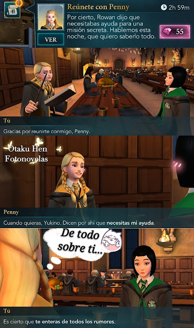 Hogwarts Mystery fotonovela Penny