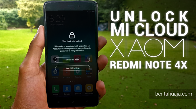 Cara Unlock Bypass Remove Micloud Xiaomi Redmi Note 4x Mido Gratis Beritahu