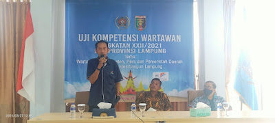 PWI Lampung Sukses Gelar UKW Angkatan XXII/2021