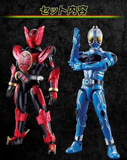 SO-DO CHRONICLE Kamen Rider OOO Tajador Combo & Aqua Set, Bandai