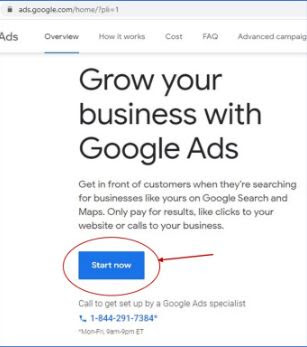 google ads التسجيل في جوجل ادورد.