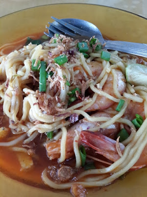 Mee udang segar pulau sayak