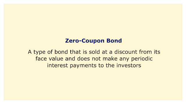 A type of bond that is sold at a discount from its face value and does not make any periodic interest payments to the investors.