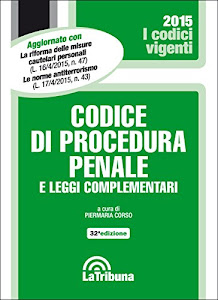 Codice di procedura penale e leggi complementari