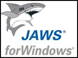 Icono del lector de pantalla JAWS