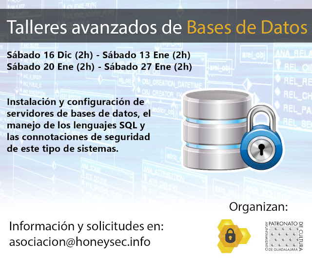 Talleres de formación sobre bases de datos