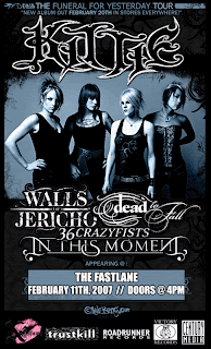 Kittie Cancel Show at Asbury Park