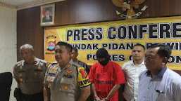 Polres Cilegon Gelar Ekspose Pelaku Pembunuhan Istri dan Anak