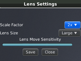 Zoom For BlackBerry - Virtual Lens v1.1