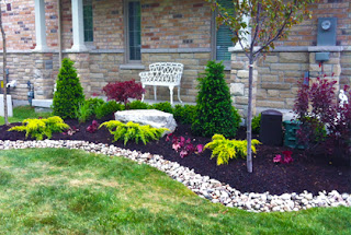 easy landscaping ideas for front of house