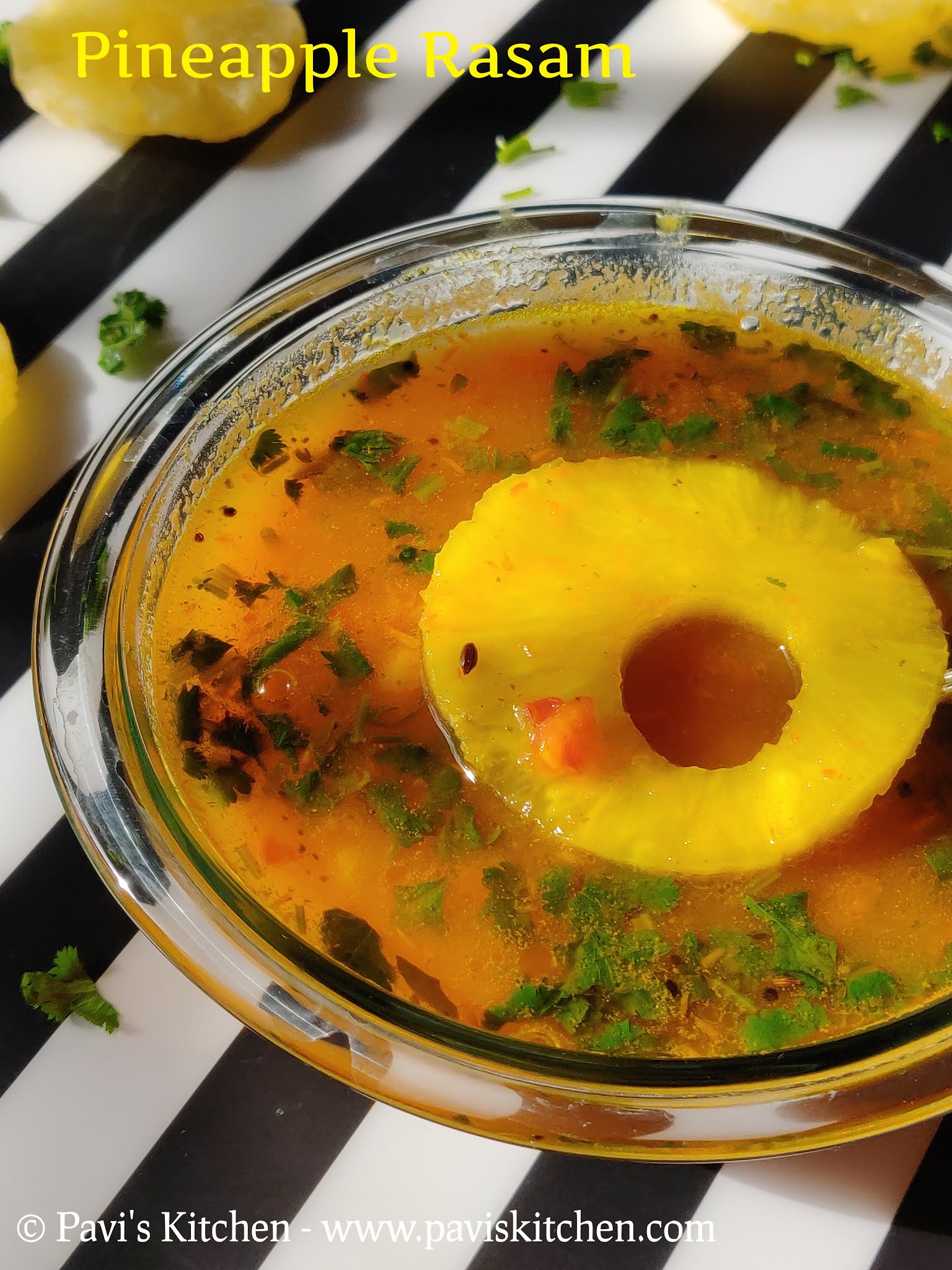 Pineapple Rasam Recipe | Pineapple Dal Rasam