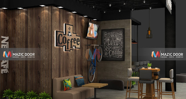 Mazicdoor Coffee Shop Stall Design 4