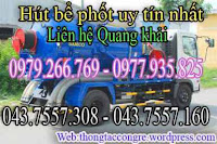 Dịch vụ hút bể phốt chất lượng nhất hà nội