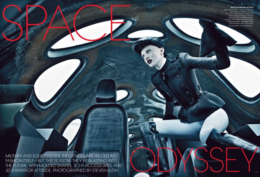 Vogue US September 2012 Editorial - Karen Elson by Steven Klein 