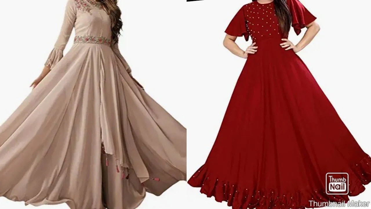 New Eid Gown Designs 2022 - Girls Gown Jamar Designs Images - Grown Jamar Designs - Girls Modern Dresses Names - Girls gowns - NeotericIT.com