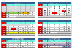 Kalender Pendidikan 2019/2020 Jawa Barat RESMI