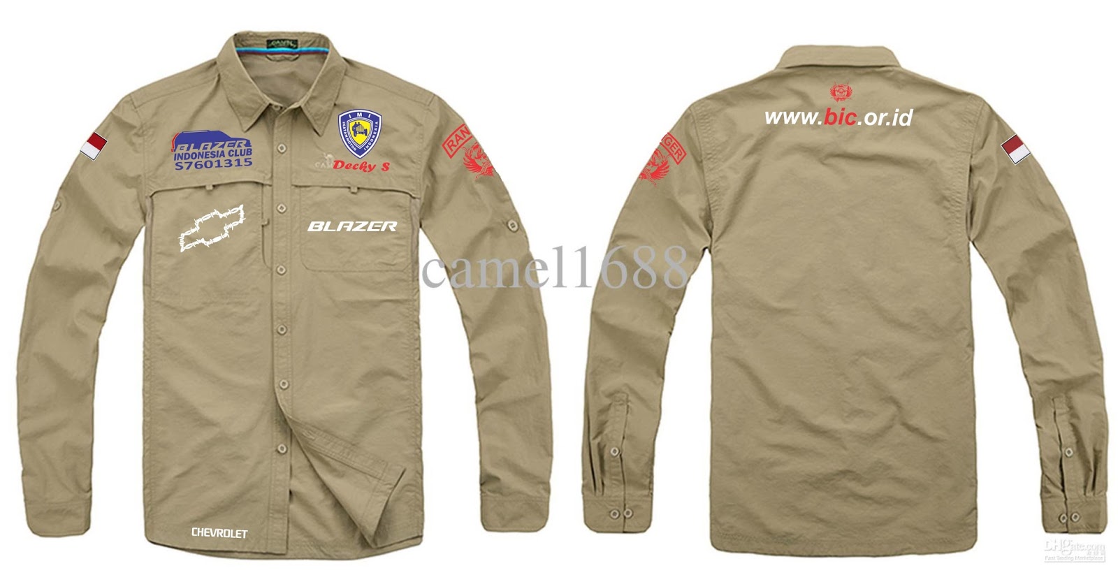  Kemeja  Outdoor  Lapangan Blazer Indonesia Club Karawang 