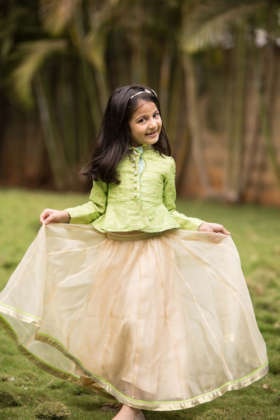 Lehengas for kids by Vintage Desi - Ananya Tales