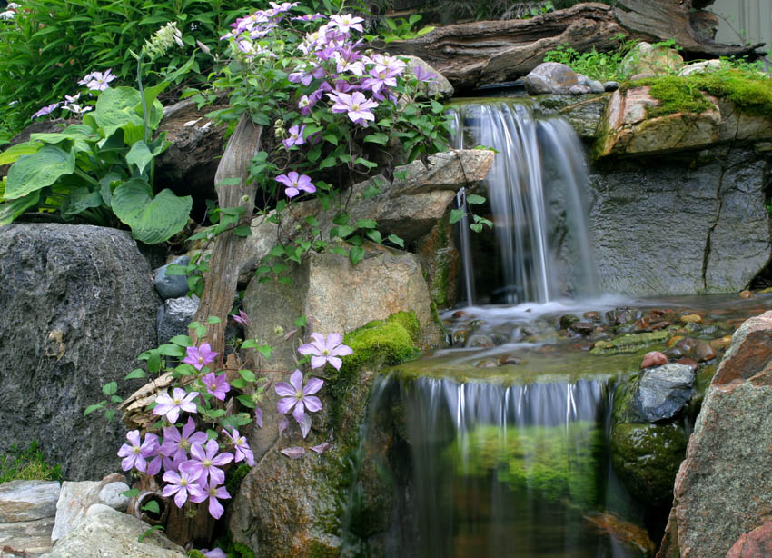 Wonderful Backyard Fountains and Waterfalls