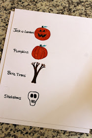 Make a simple tally mark scavenger hunt for your neighborhood this Halloween.