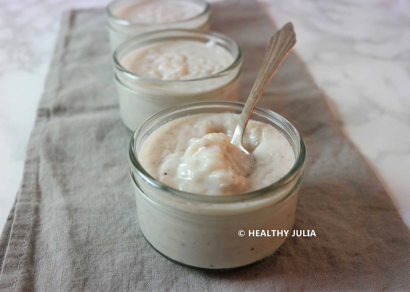 Riz Au Lait D Amande A La Vanille Vegan Healthy Julia