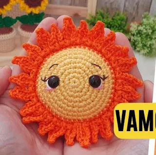 PATRON GRATIS SOL AMIGURUMI 67919