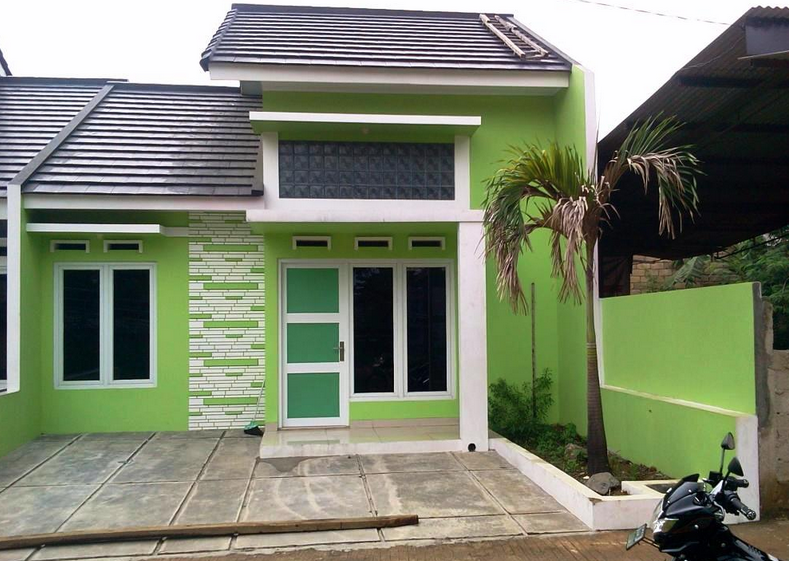 Contoh Desain Rumah Bernuansa Hijau dan Menarik Terbaru