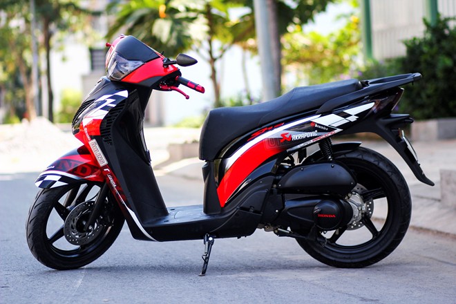 Honda Sh sơn tem đấu cực đẹp và phong cách