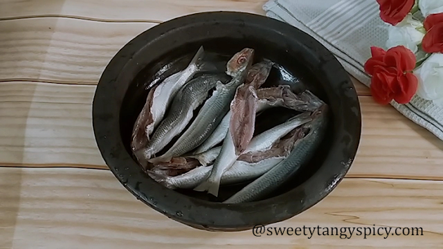 "Cleaning Sardines - Preparing Fresh Fish for Masala Fry"