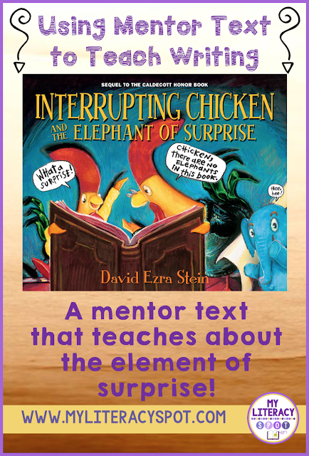 #mentortext #elementofsurprise #writingconclusions #surpriseendings