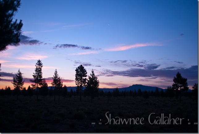 My Sunrise Walk- Newberry Crater