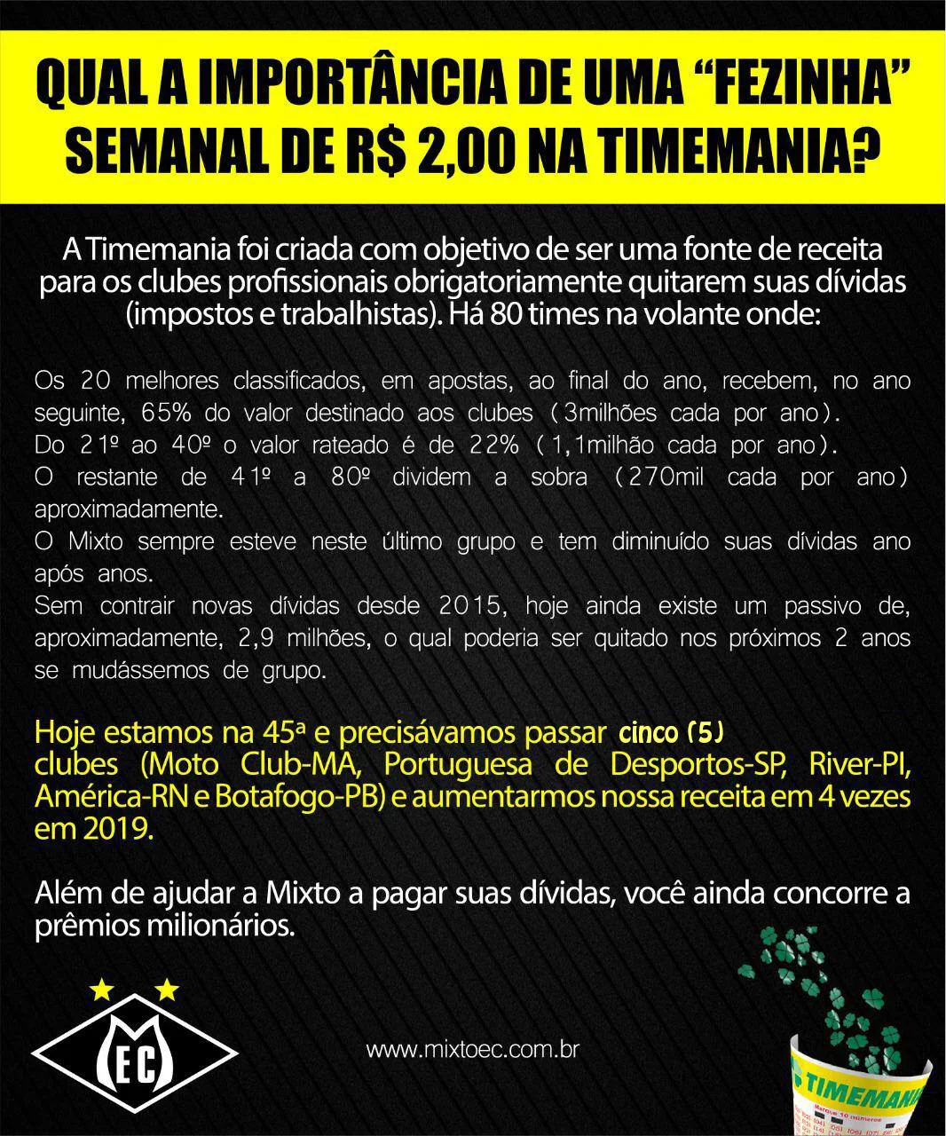 Como funciona a Timemania