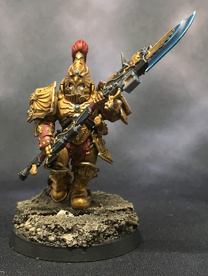 Custodian Guard with Halberd Front