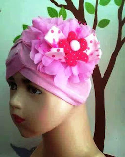Model Turban Pita Bunga Untuk Bayi