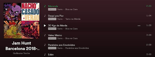 Playlist Jam Hunt en Spotify