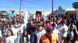 Gran participación de peregrinos en las Fiestas en honor al Señor de la Paciencia en Los Telares.