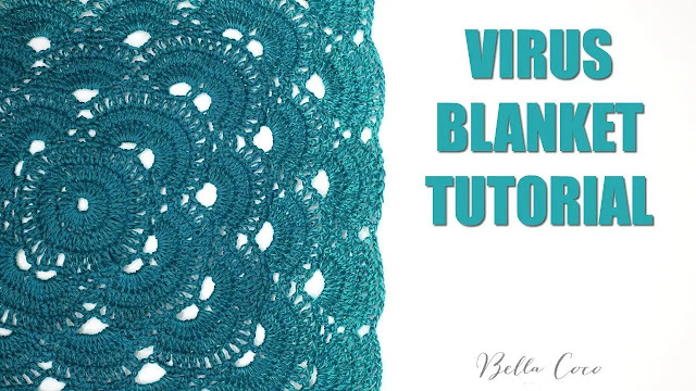 Aprende a Tejer Manta Virus a Crochet