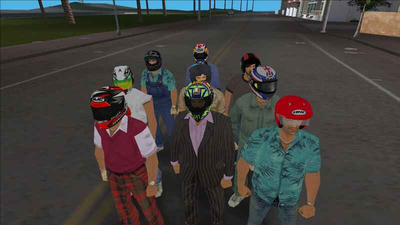 Helmet Mods Vice CIty Edition