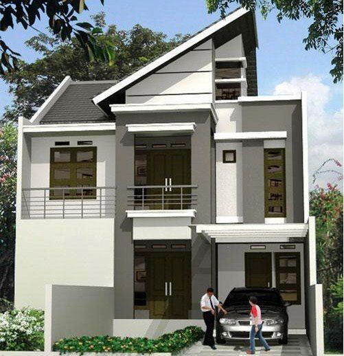 100 Contoh Foto Desain  Rumah  Minimalis 2  Lantai  2019 Terbaru