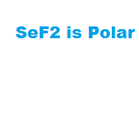 SeF2 is Polar