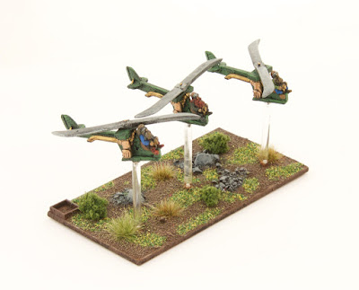 2nd place: Dwarf Gyrocopters, by fred. - wins £10 Pendraken credit!