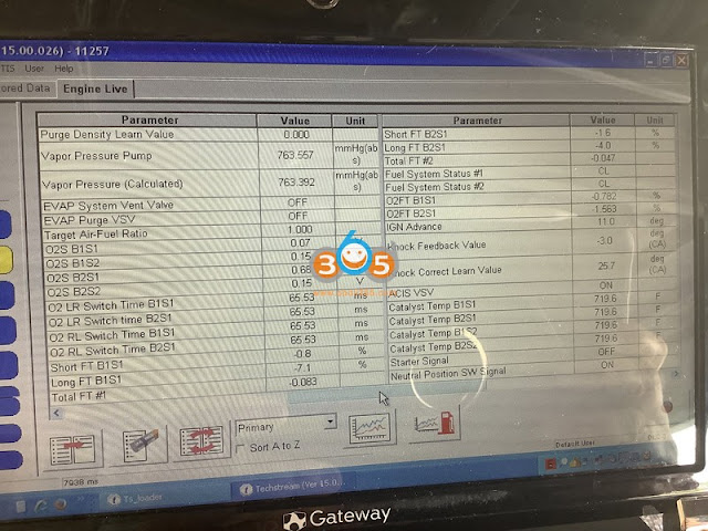 Mini VCI and Techstream Review on Lexus SC430 2007 12